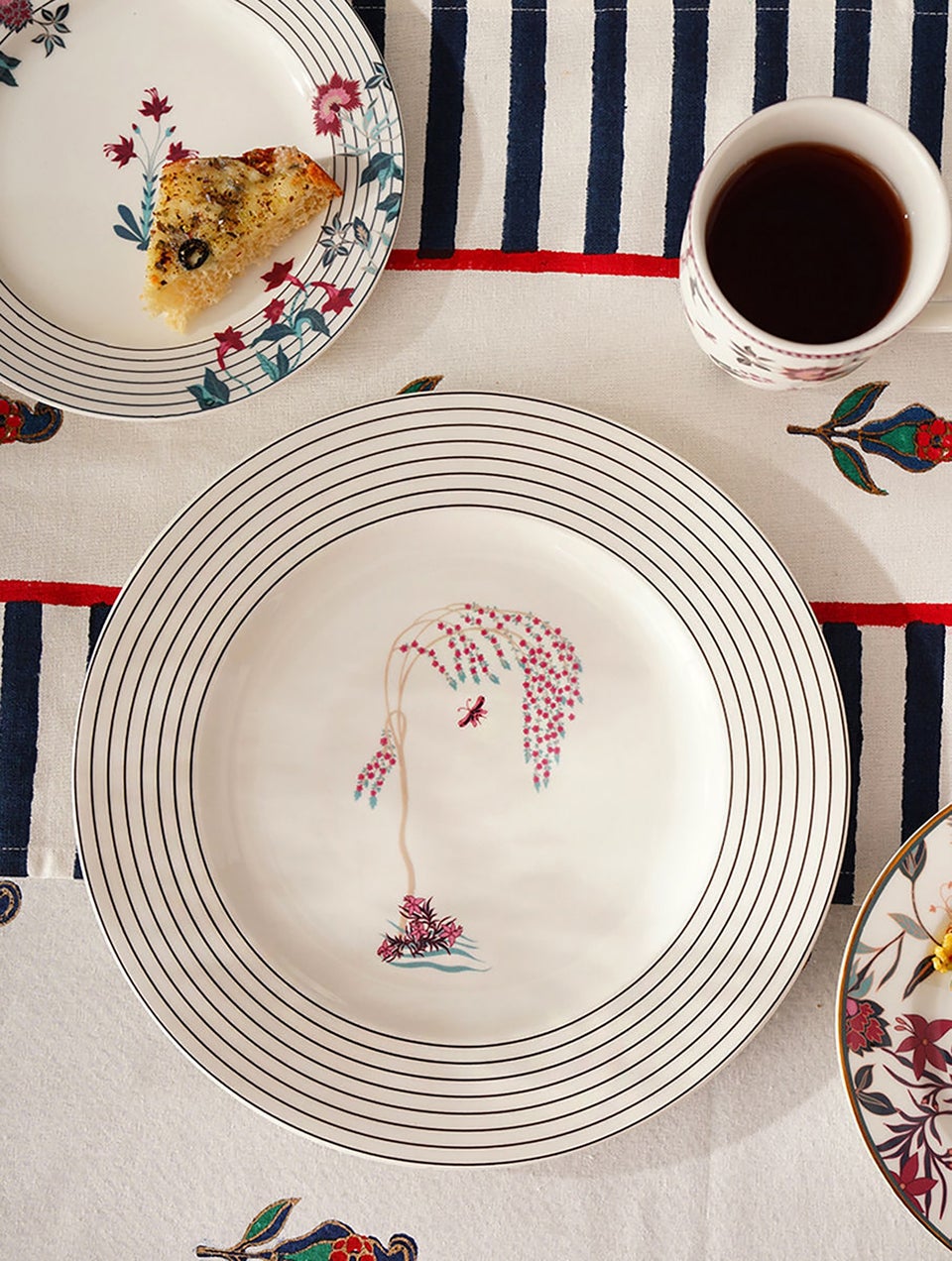 Mughal Inspired Porcelain Dinner Plate