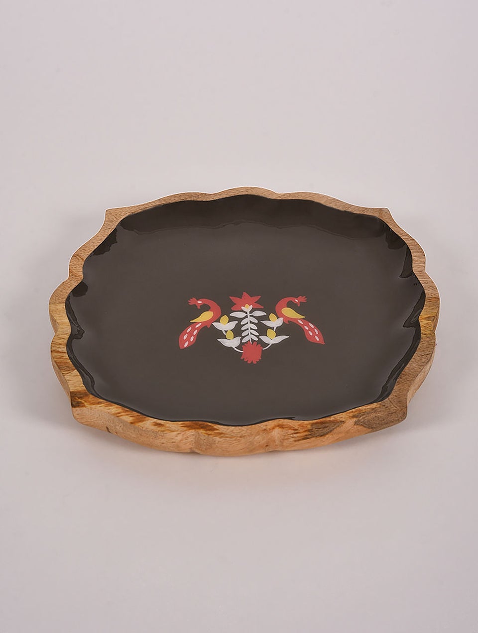 Handpainted Wooden Platter