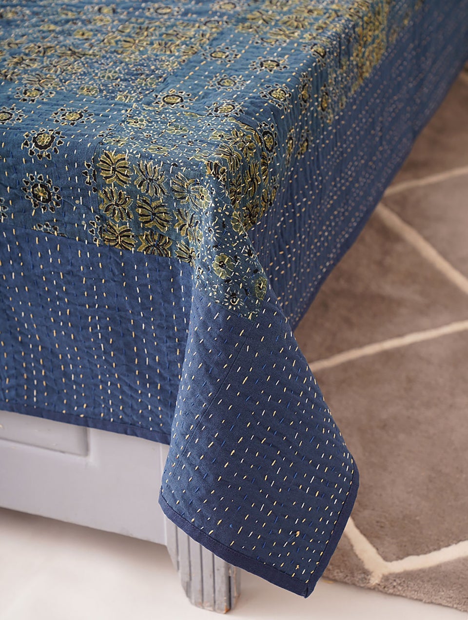 Handcrafted Gudri Bed Cover