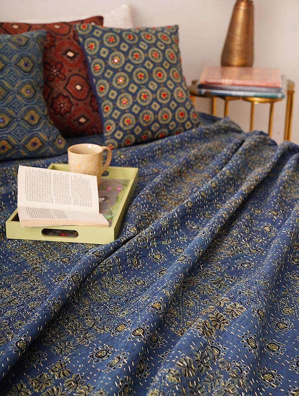 Handcrafted Gudri Bed Cover