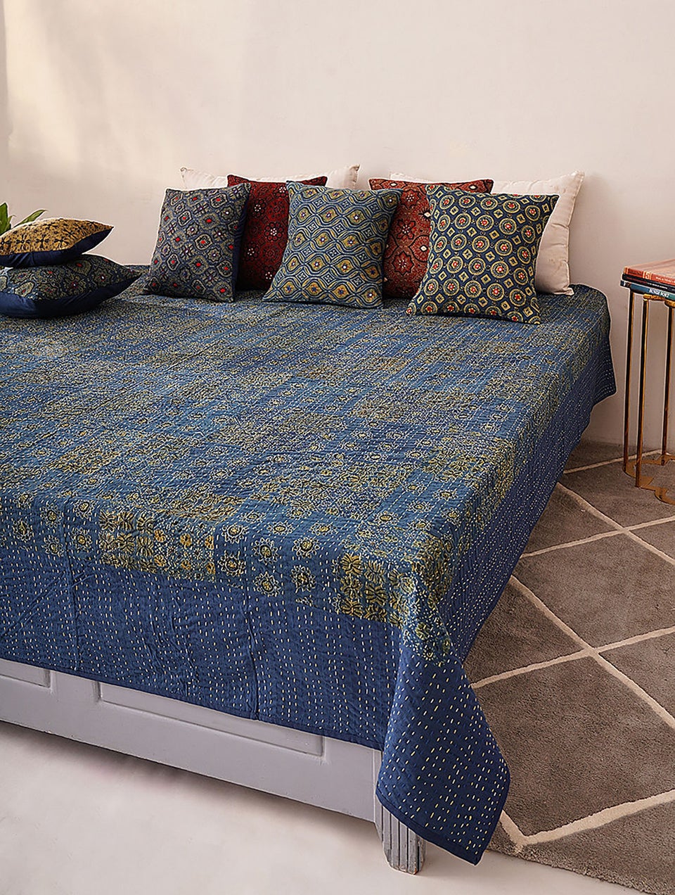 Handcrafted Gudri Bed Cover