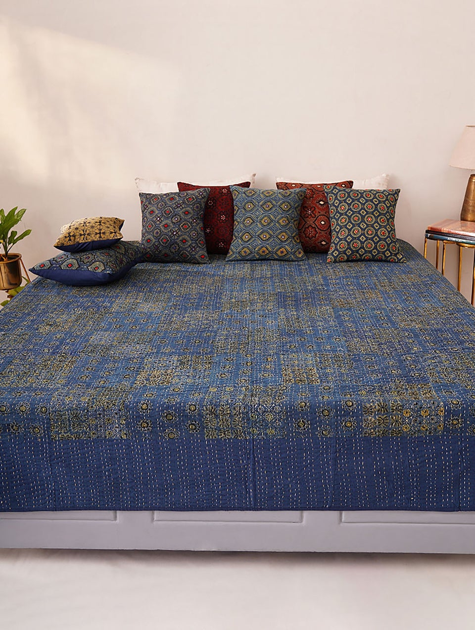 Handcrafted Gudri Bed Cover