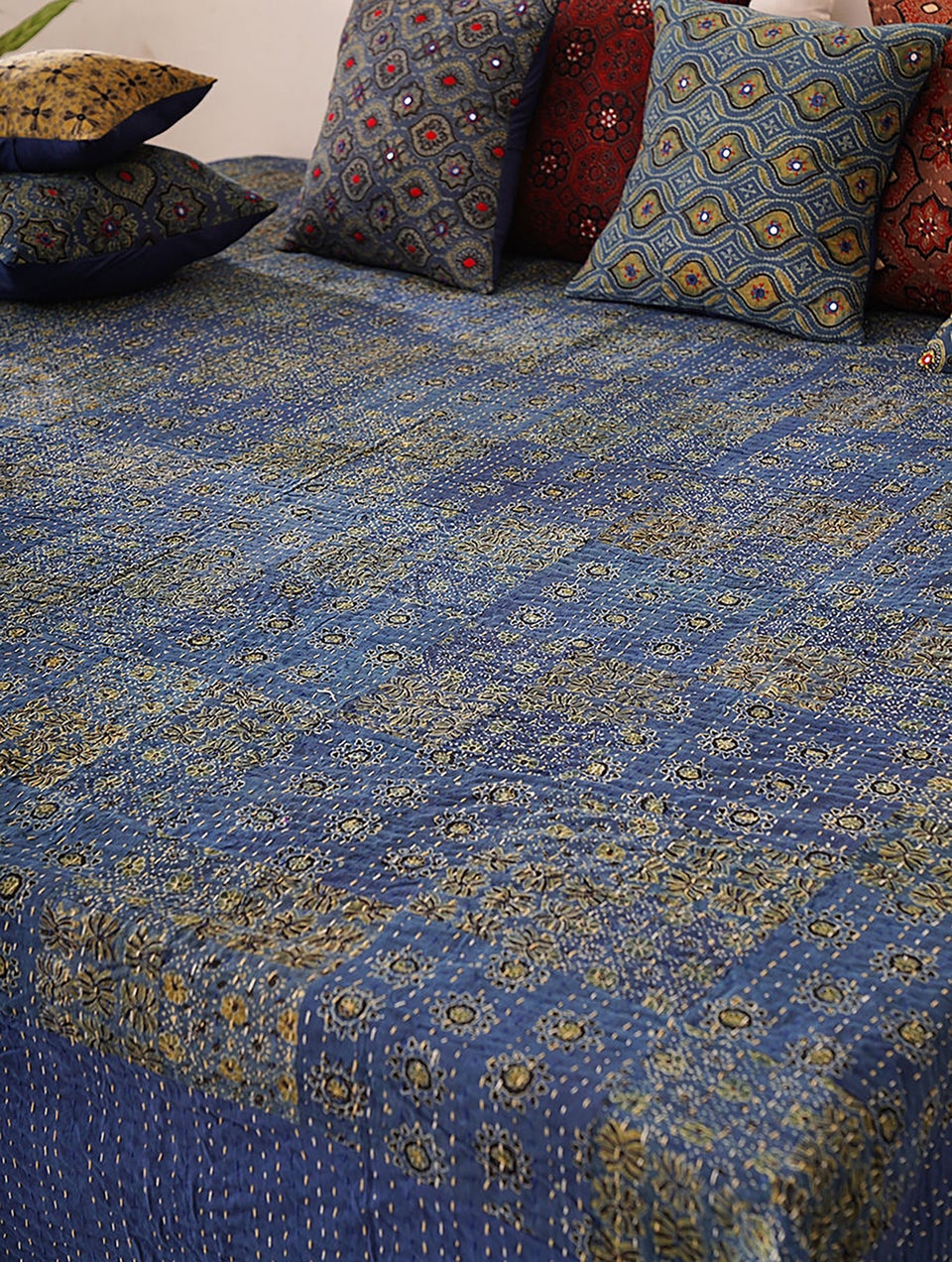 Handcrafted Gudri Bed Cover