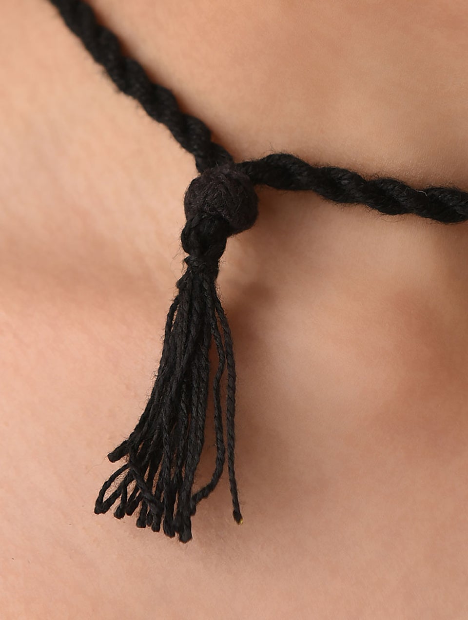 Women Red Silver Tone Tribal Necklace