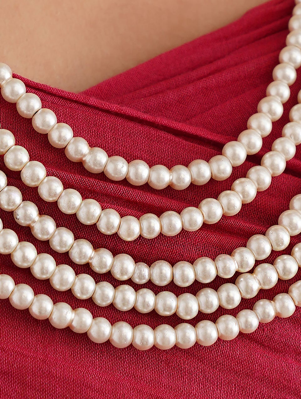 Women Silver Tone Tribal Necklace With Earring