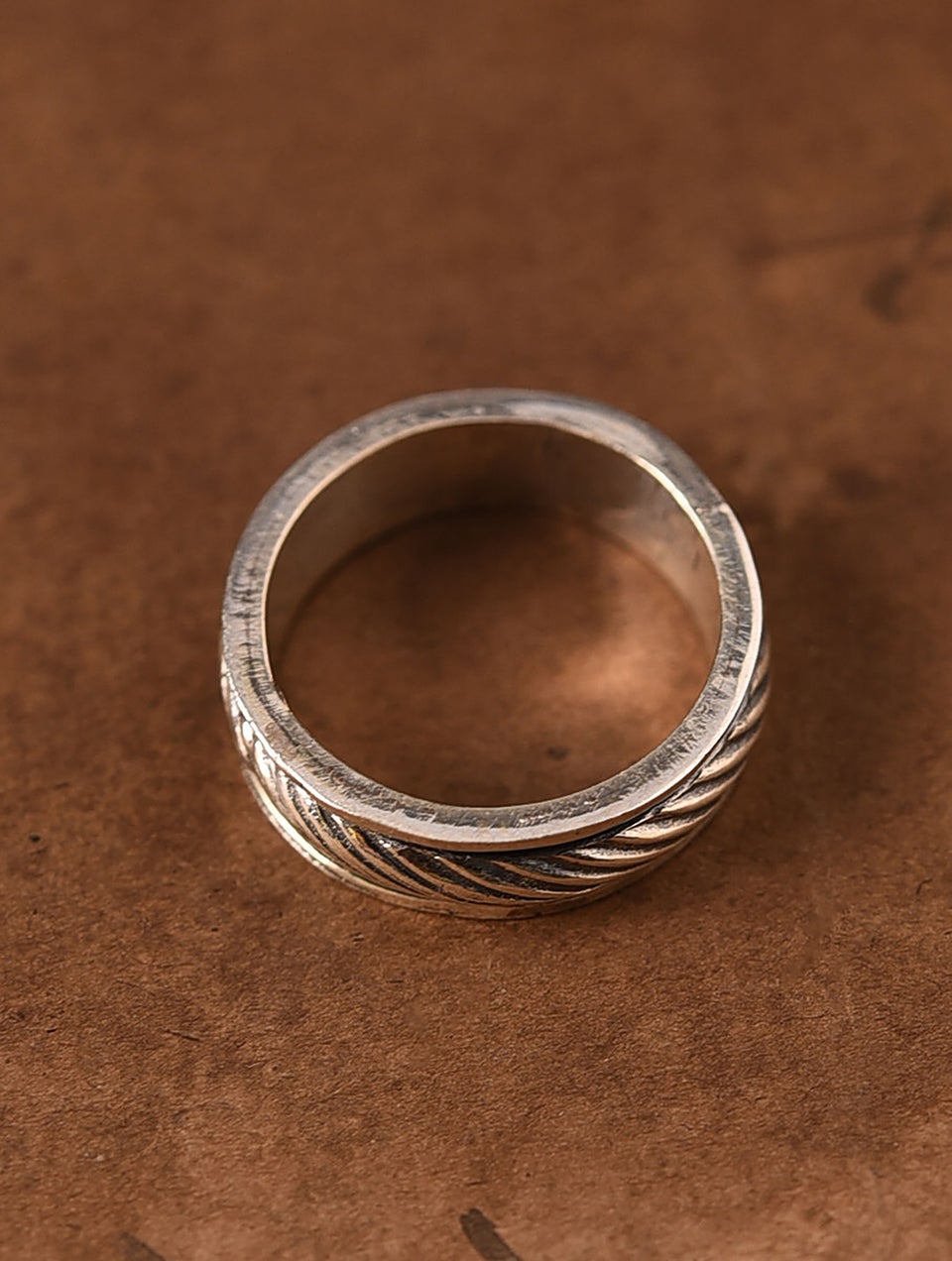 Women Tribal Silver Ring - 6