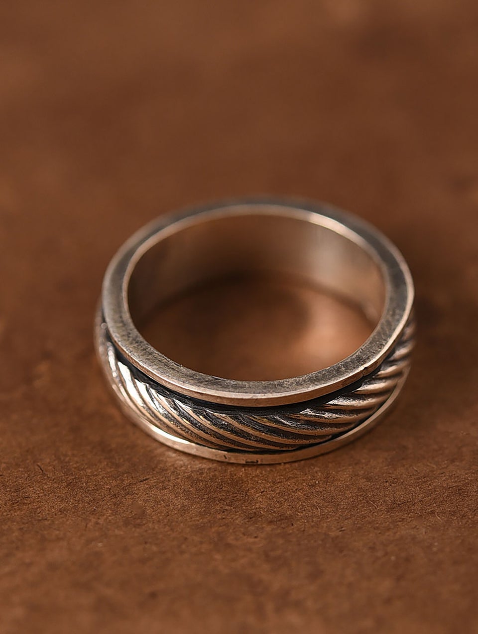 Women Tribal Silver Ring - 6