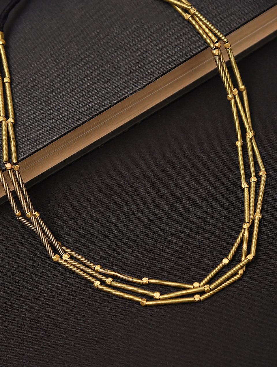 Women Gold Tone Dokra Necklace