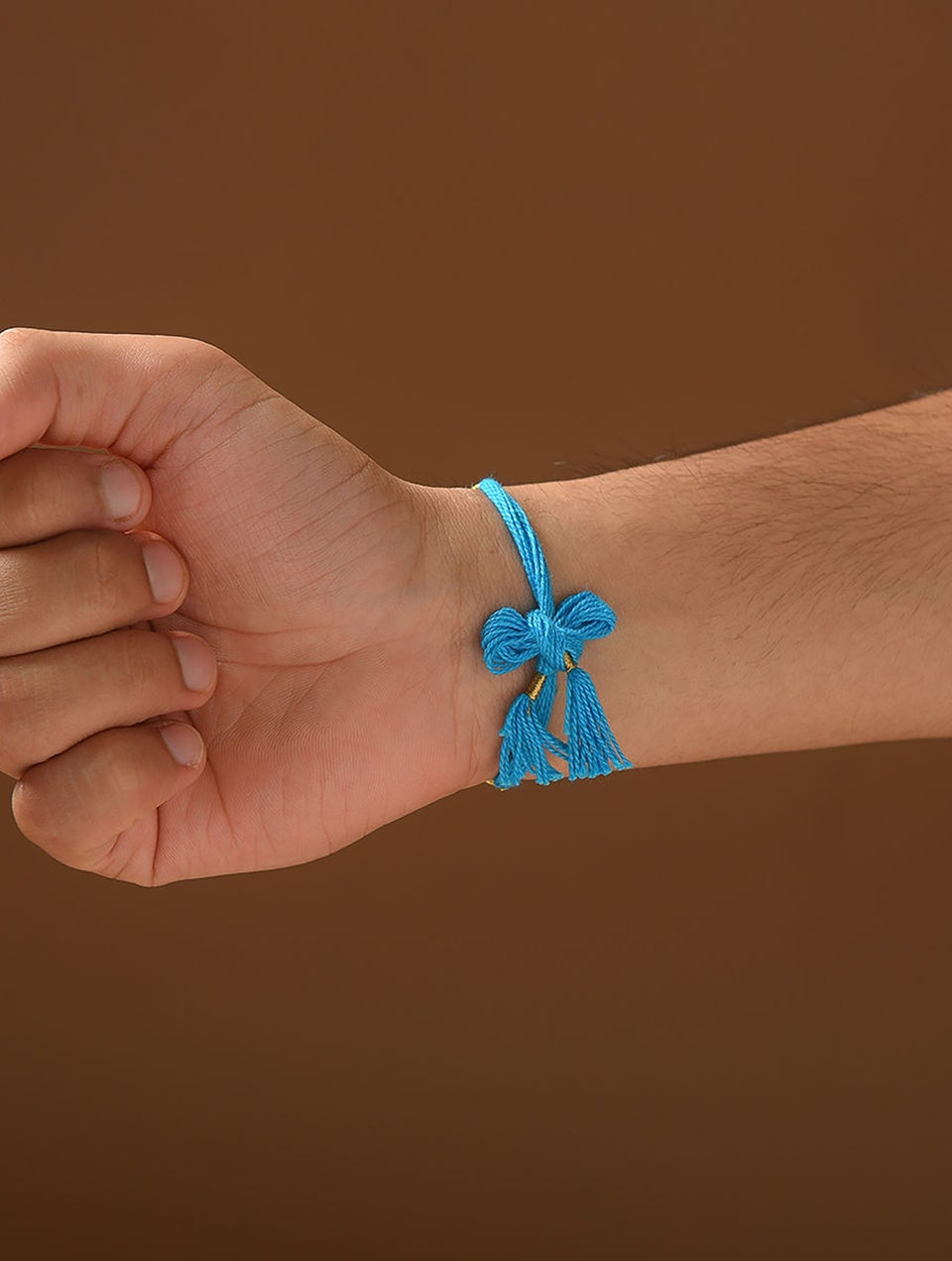 Women Blue Dual Tone Silver Bracelet