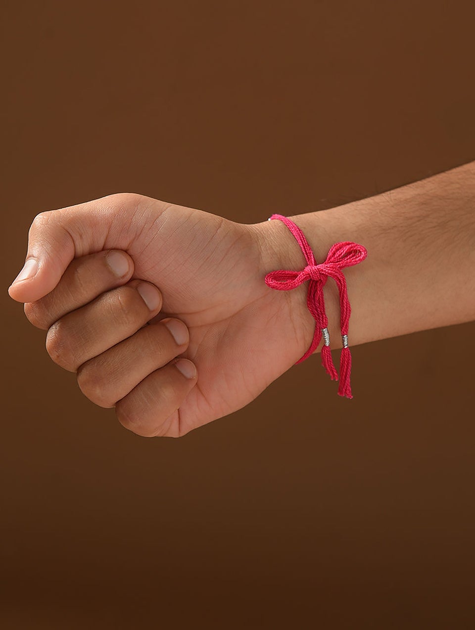 Pink Silver Bracelet
