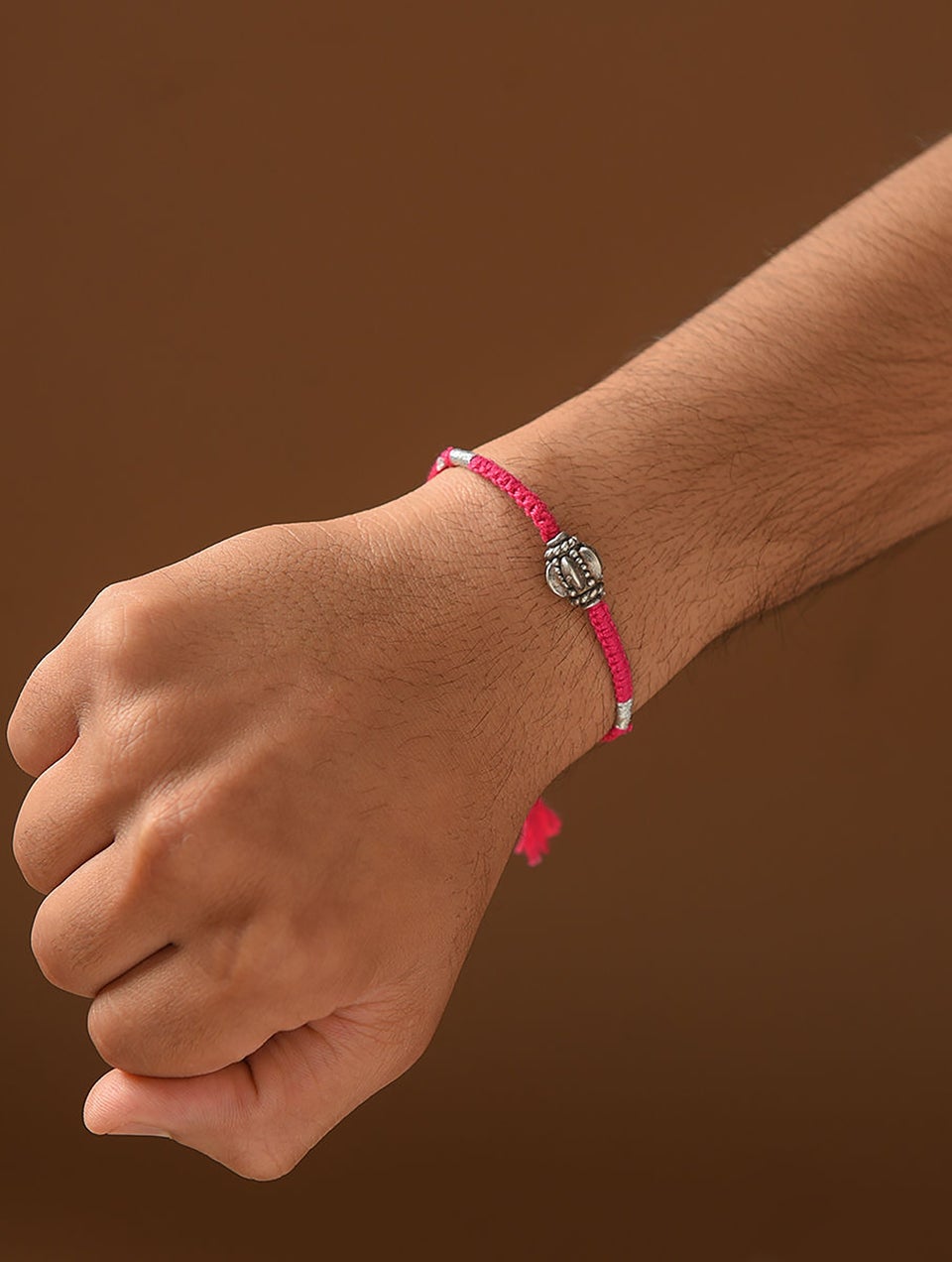 Pink Silver Bracelet