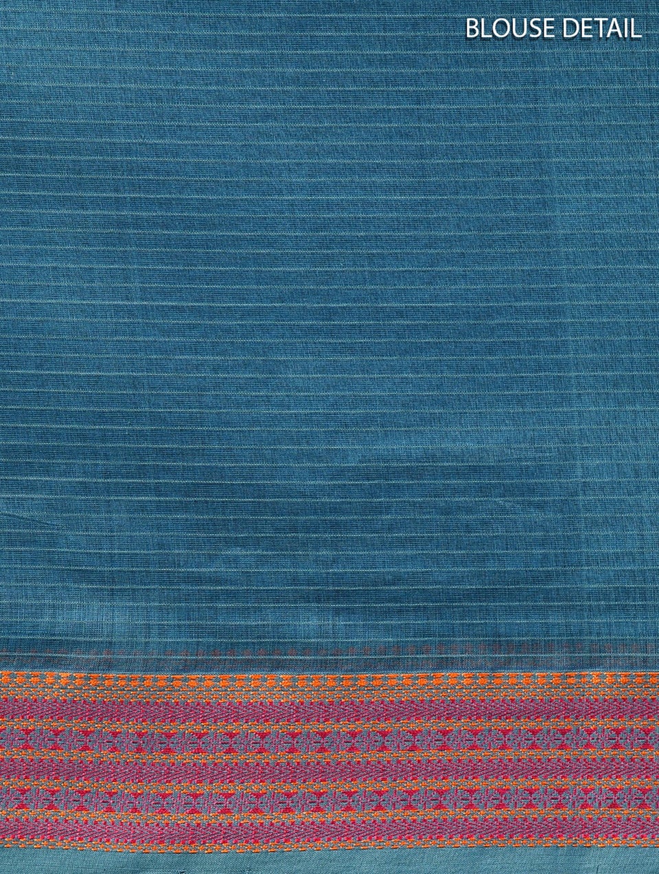 Women Blue Handwoven Silk Cotton Saree