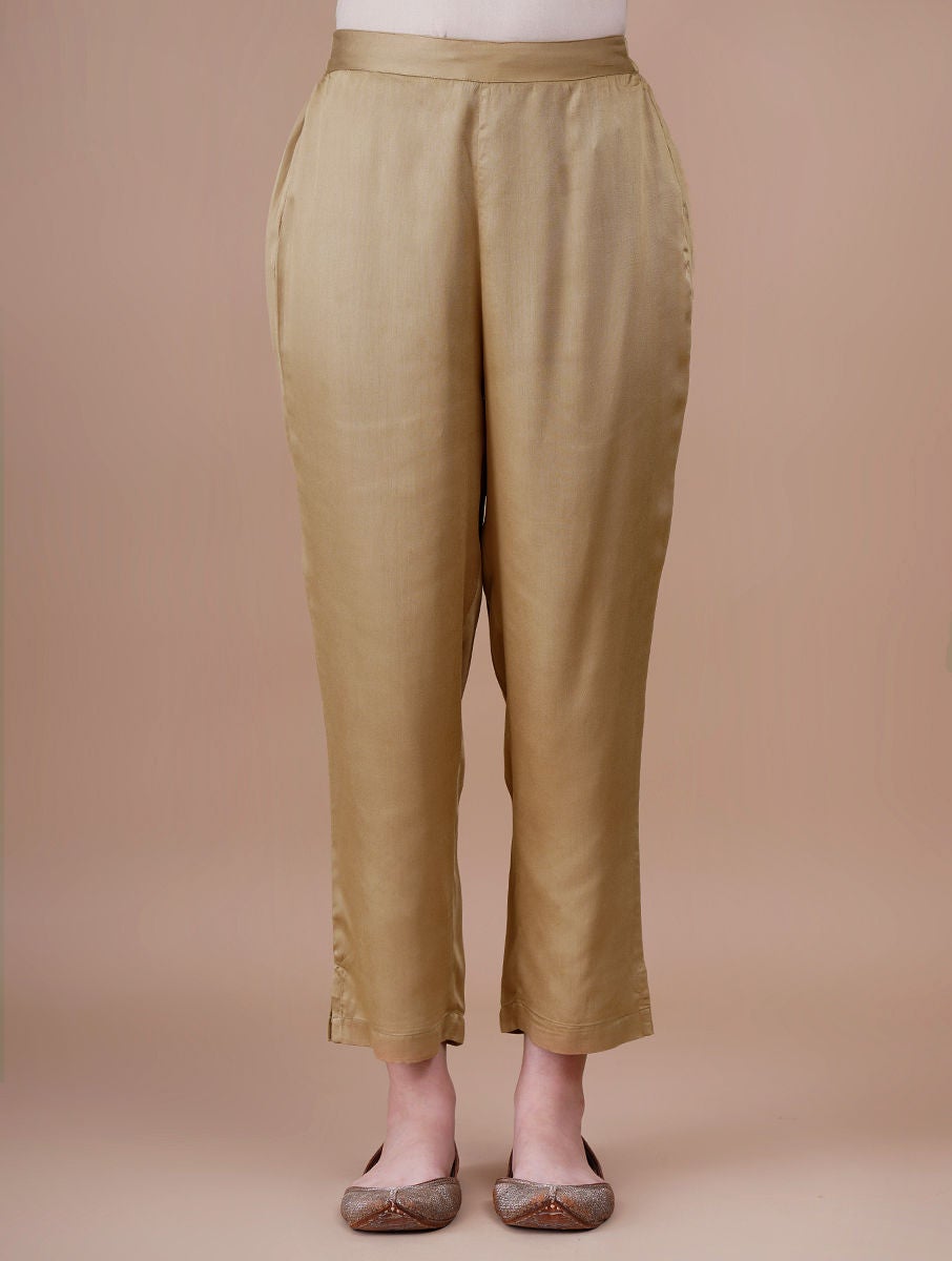 Buy Ivory Cotton-Cambric Pants Online at Jaypore.com  Cotton pants women,  Pants women fashion, Womens pants design