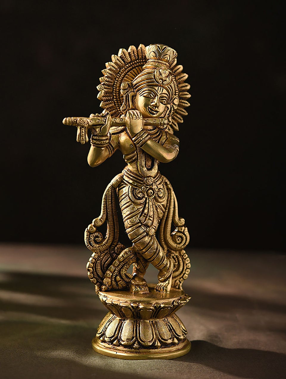 Brass Krishna