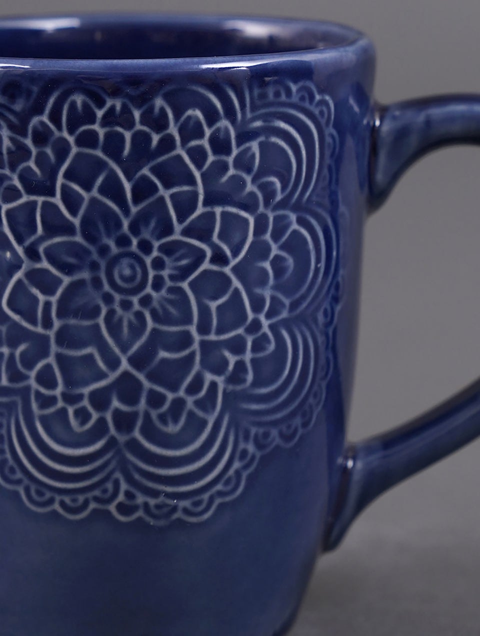 Handcrafted Indigo Ceramic Mug