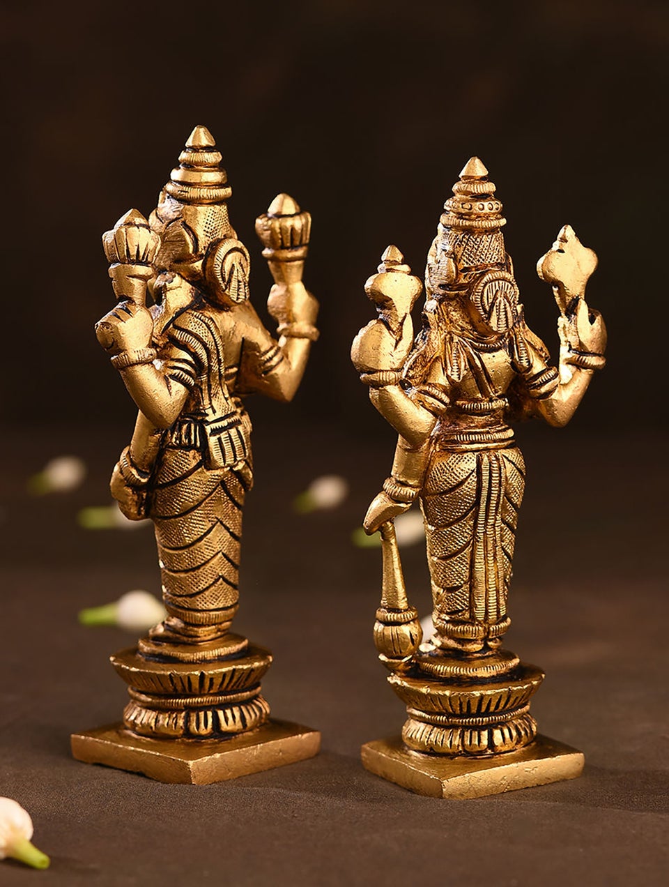Brass Handrafted Vishnu Lakshmi