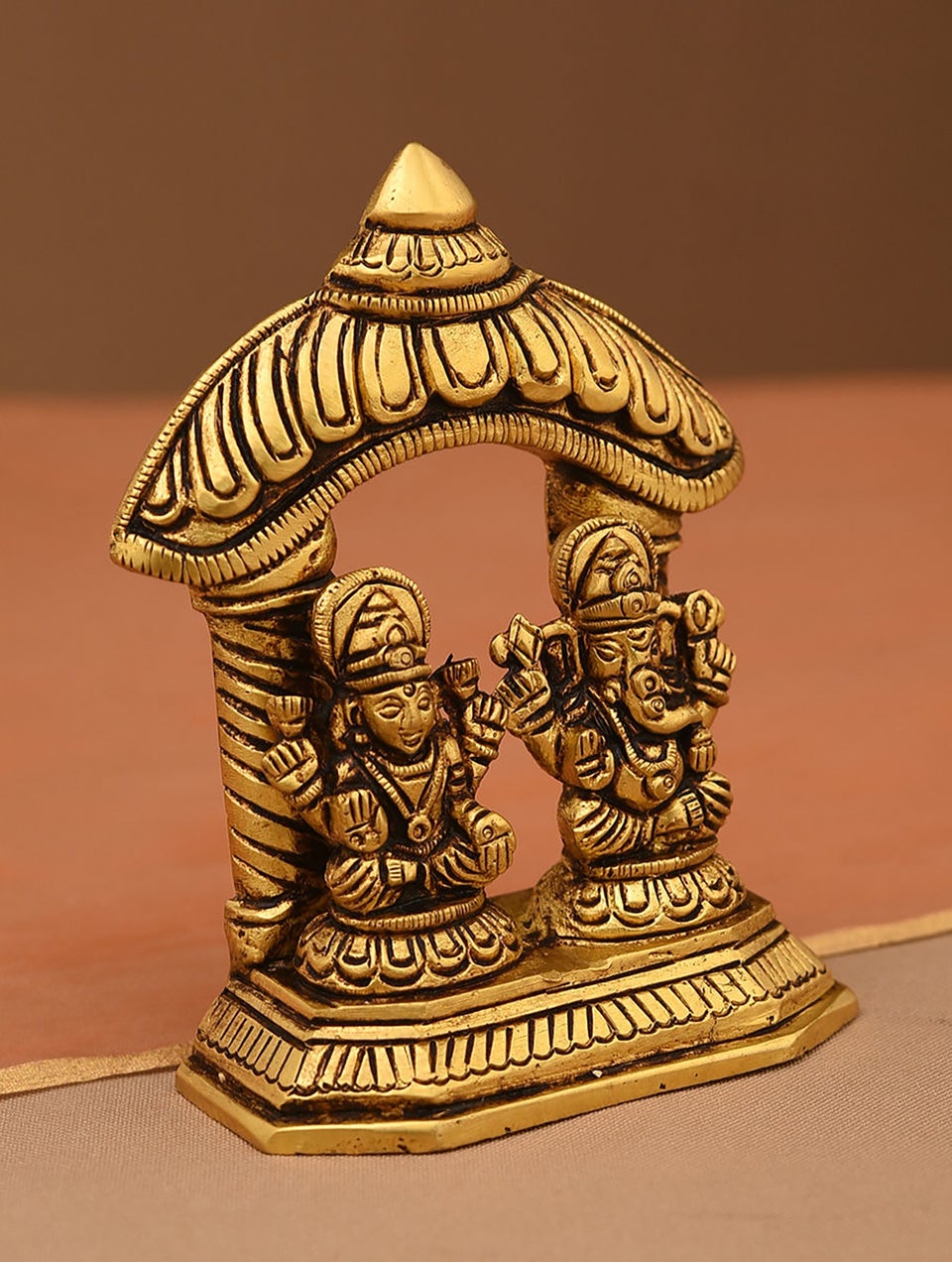 Brass Handrafted Lakshmi Ganesh