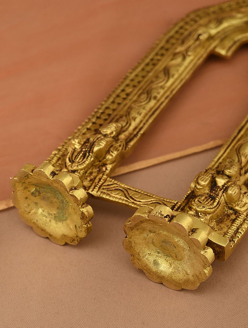 Antique Gold Brass Brass Prabhavali