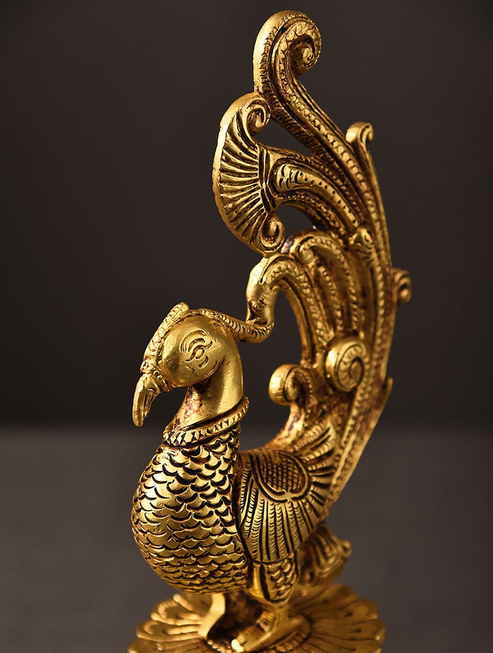Brass Handcrafted Peacock Oil Diya
