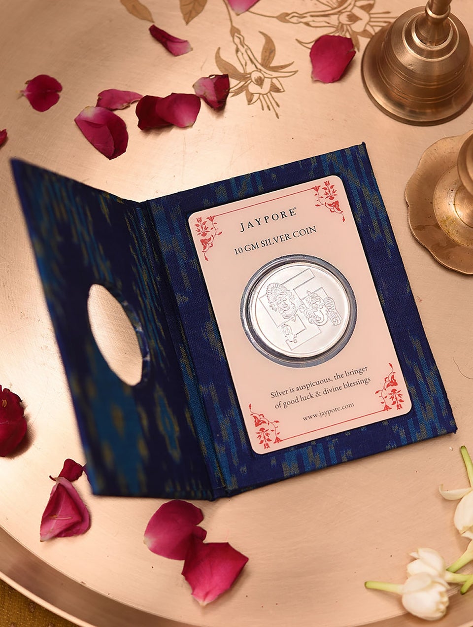 Laxmi Ganesha Silver Coin