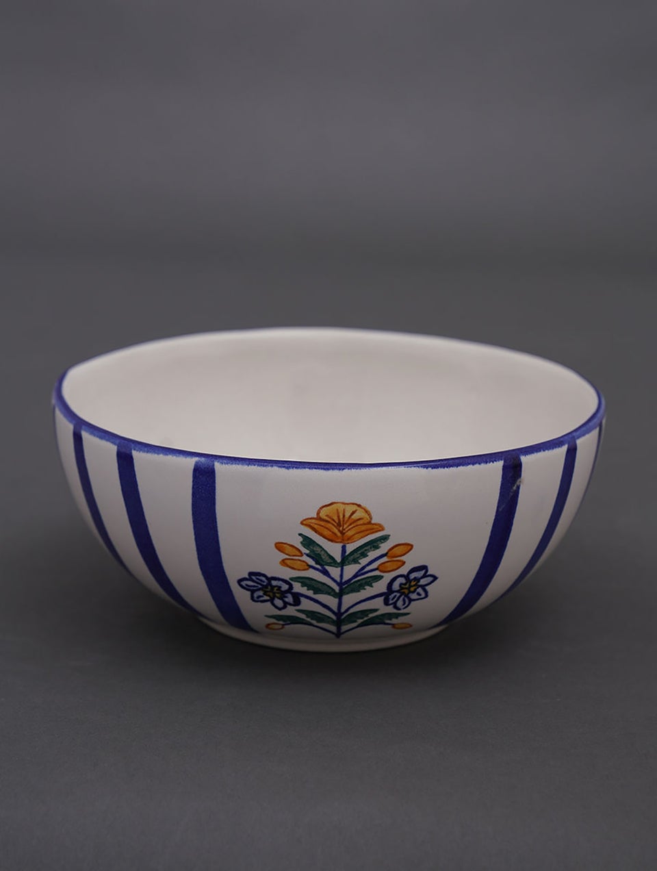 Handpainted Ceramic Large Serving Bowl