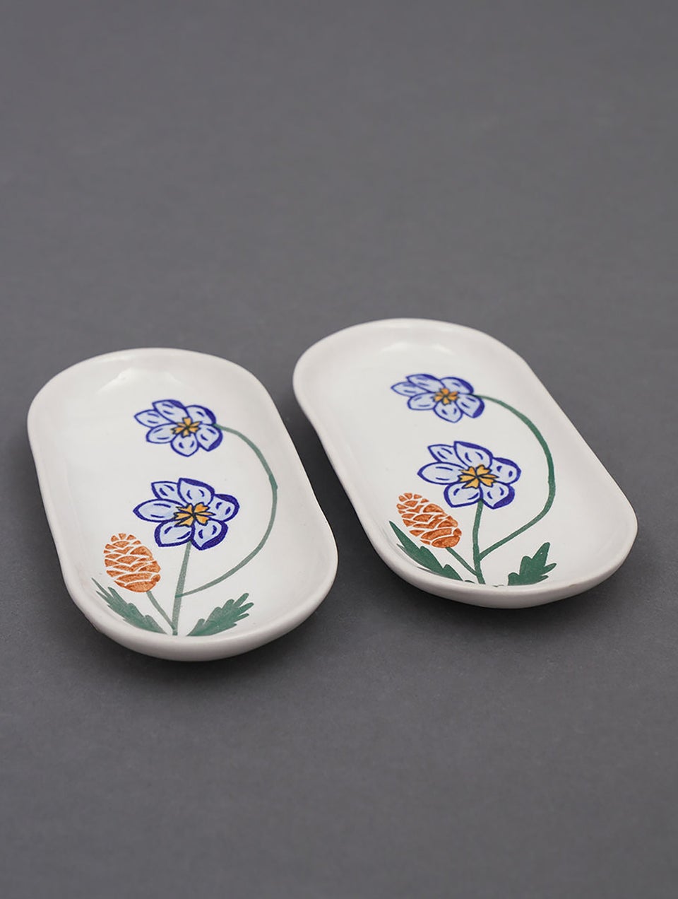 Handpainted Ceramic Nibble Platter