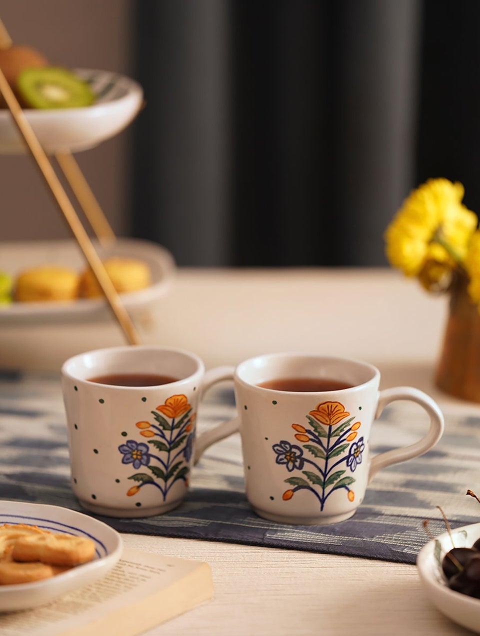 Multicolour Ceramic Hand Painted Mug