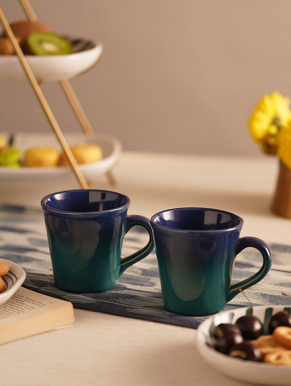 Multicolour Ceramic Hand Painted Mug