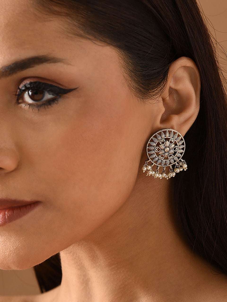 Tribal stud earrings on sale