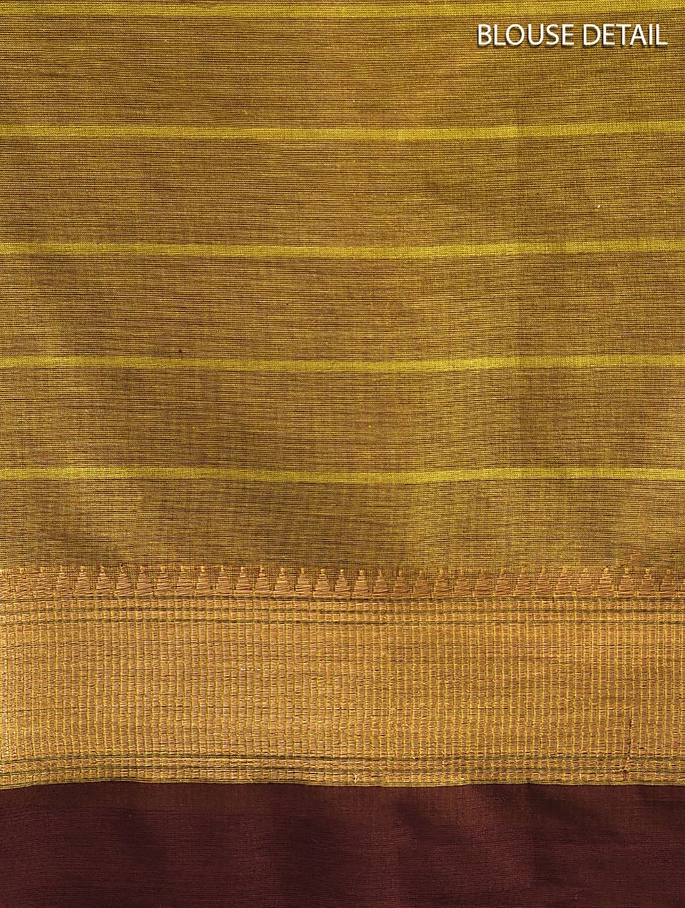 Women Green Handwoven Kanchipuram Cotton Saree