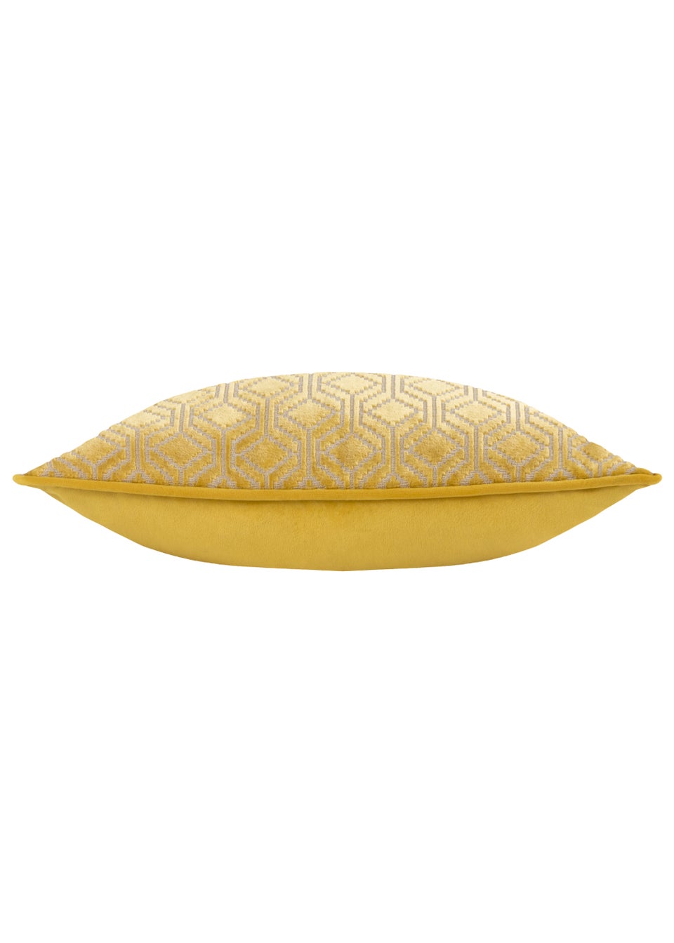 Paoletti Avenue Velvet Jacquard Cushion (45cm x 45cm x 8cm)