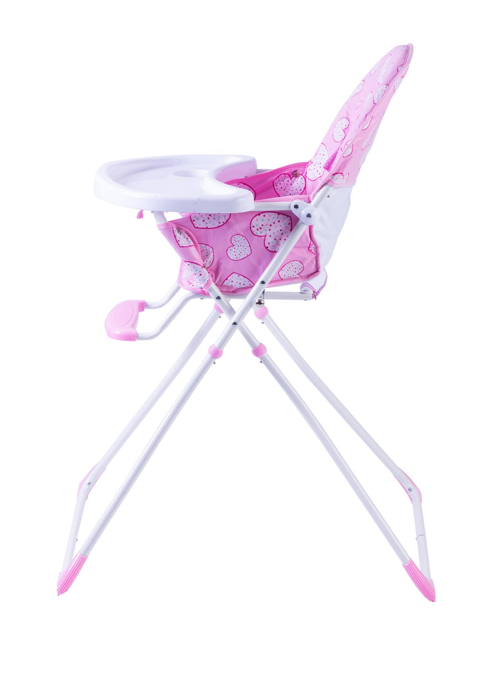 Red Kite Feed Me Compact Pretty Kitty Folding Highchair (104cm x 64cm x 74cm)
