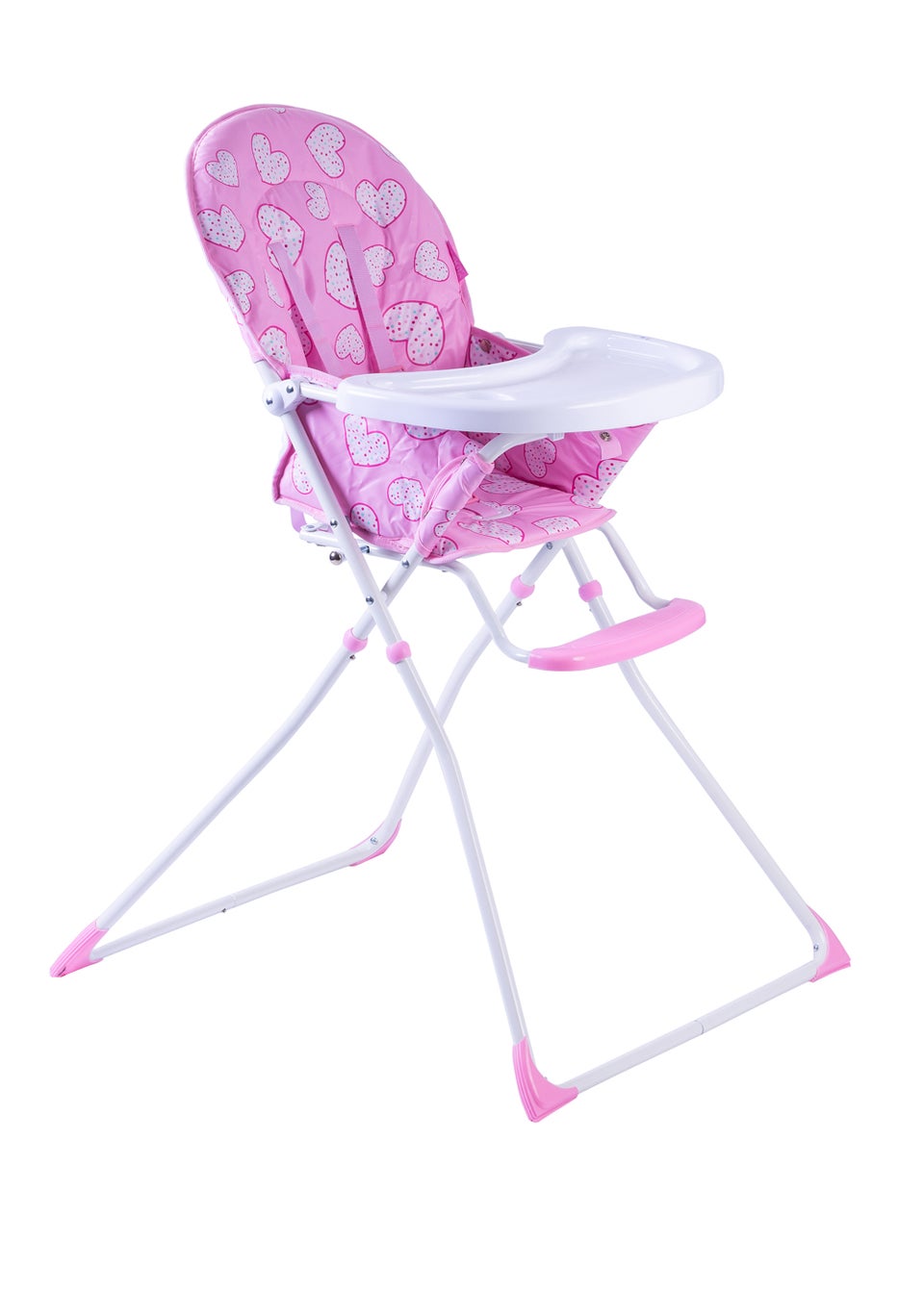 Red Kite Feed Me Compact Pretty Kitty Folding Highchair (104cm x 64cm x 74cm)