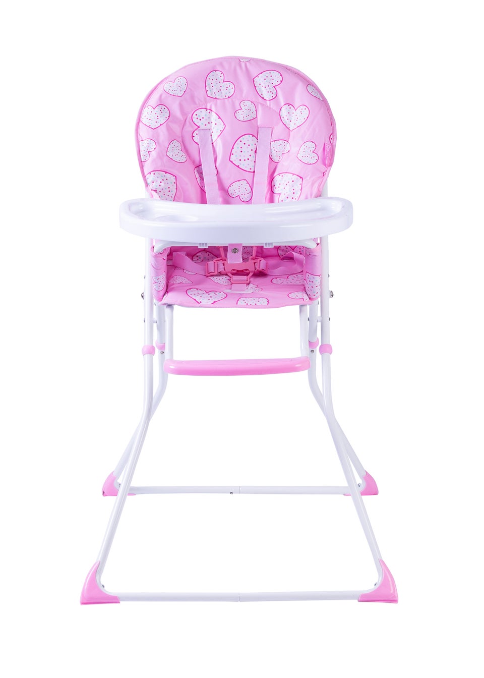 Red Kite Feed Me Compact Pretty Kitty Folding Highchair (104cm x 64cm x 74cm)