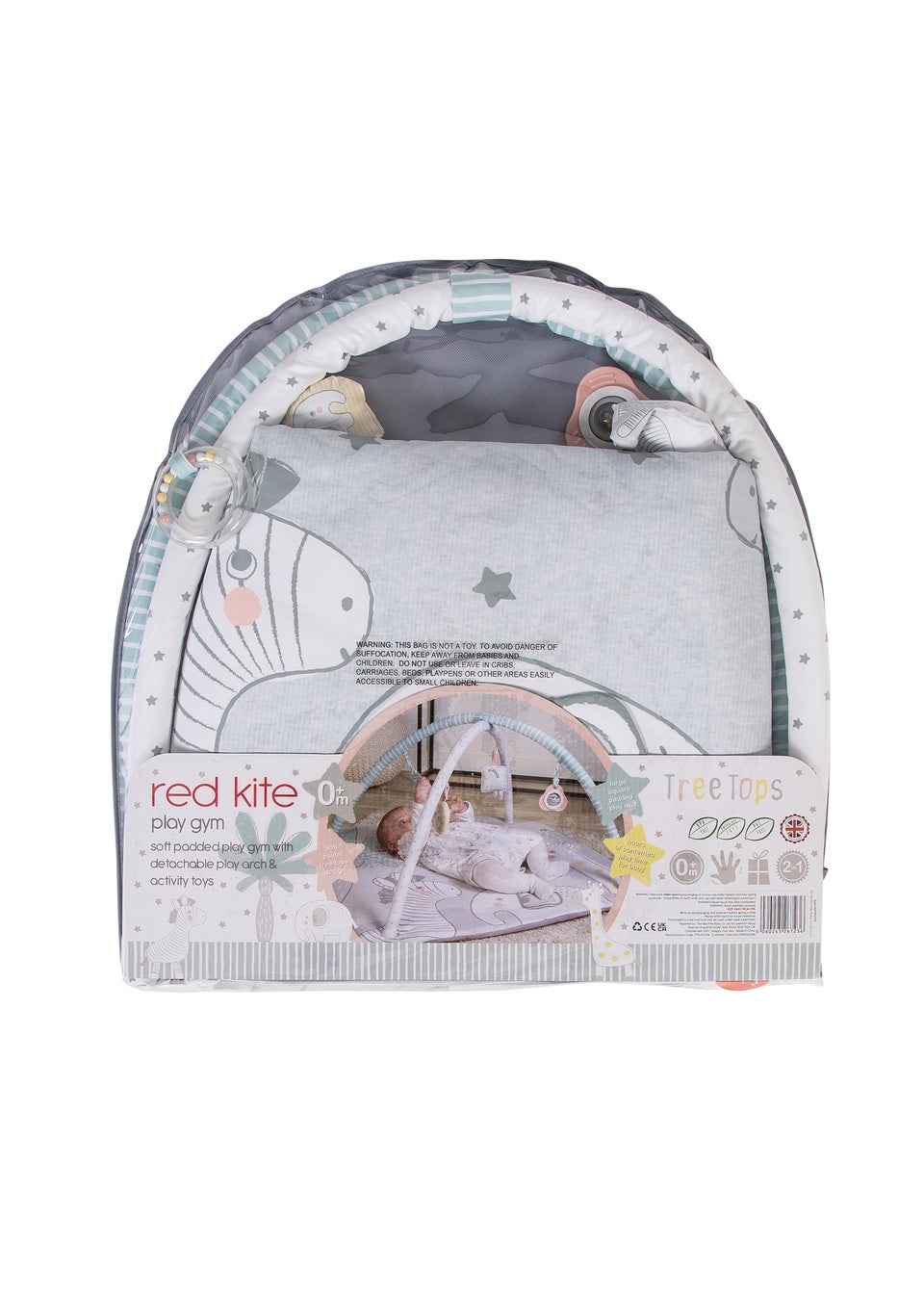 Red Kite Tree Tops Soft Padded Play Gym (47cm x 80cm x 80cm)