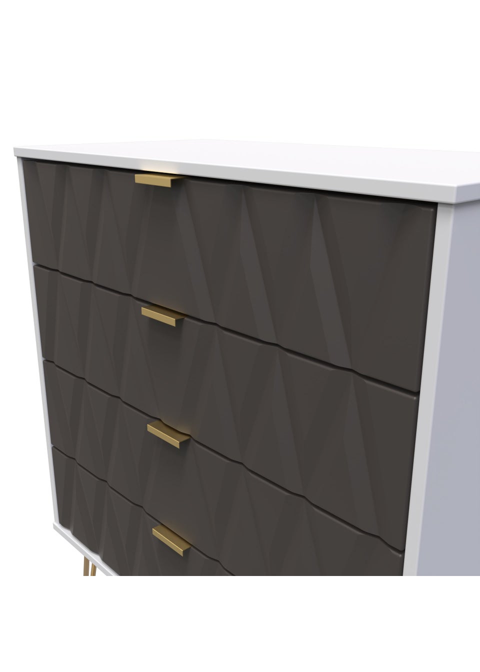 Swift Prism 4 Drawer Chest (91cm x 76.5cm x 39.5cm)
