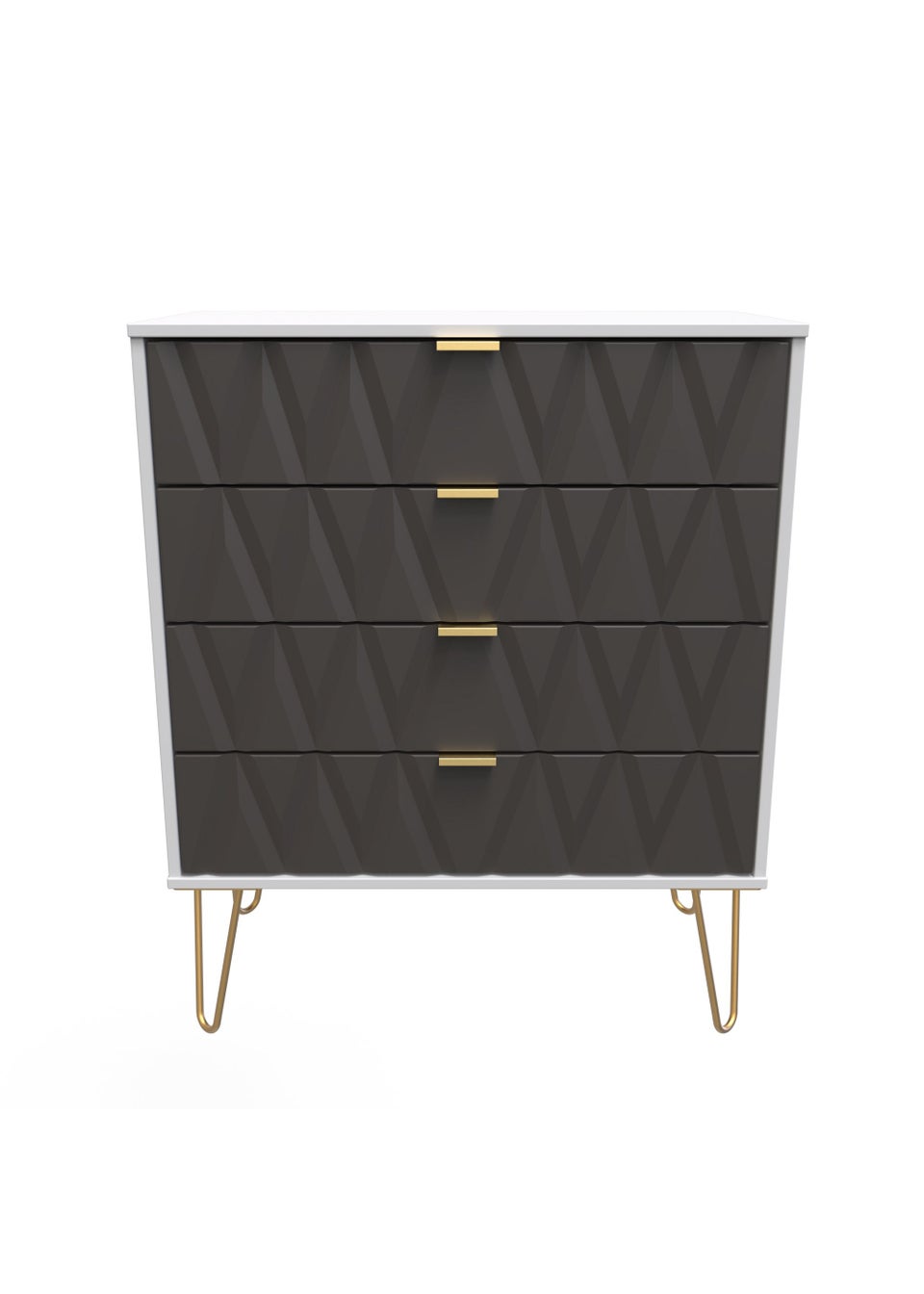 Swift Prism 4 Drawer Chest (91cm x 76.5cm x 39.5cm)