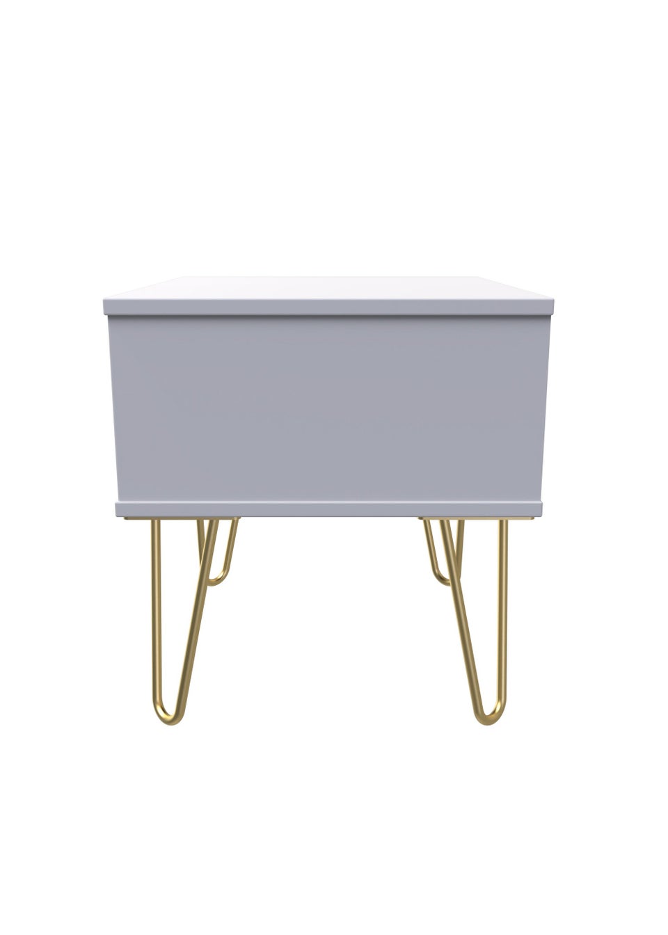 Swift Prism 1 Drawer Bedside Table (41cm x 45cm x 39.5cm)