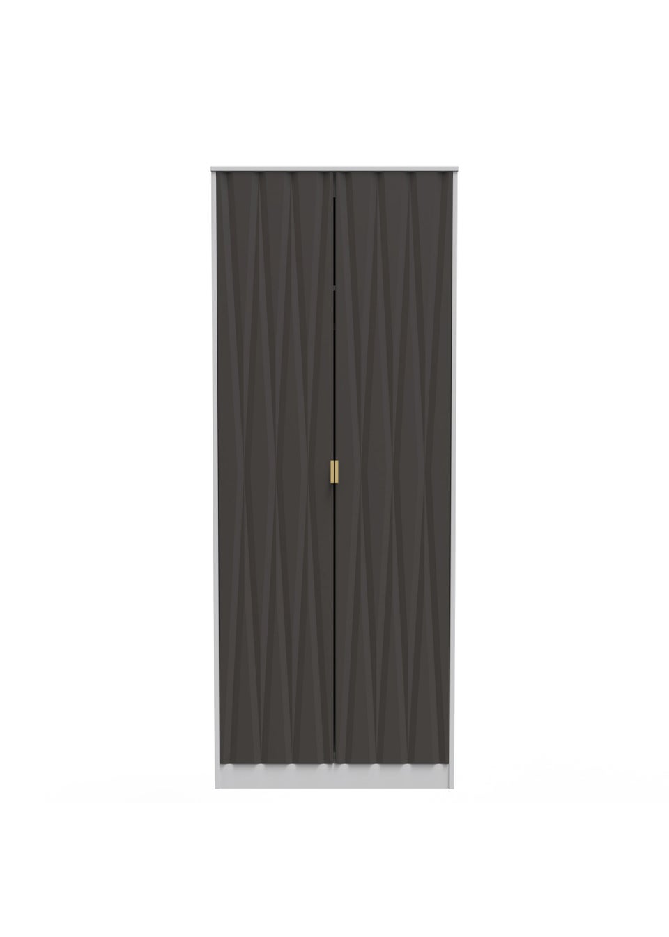 Swift Prism 2 Door Wardrobe (201.5cm x 76.5cm x 53cm)