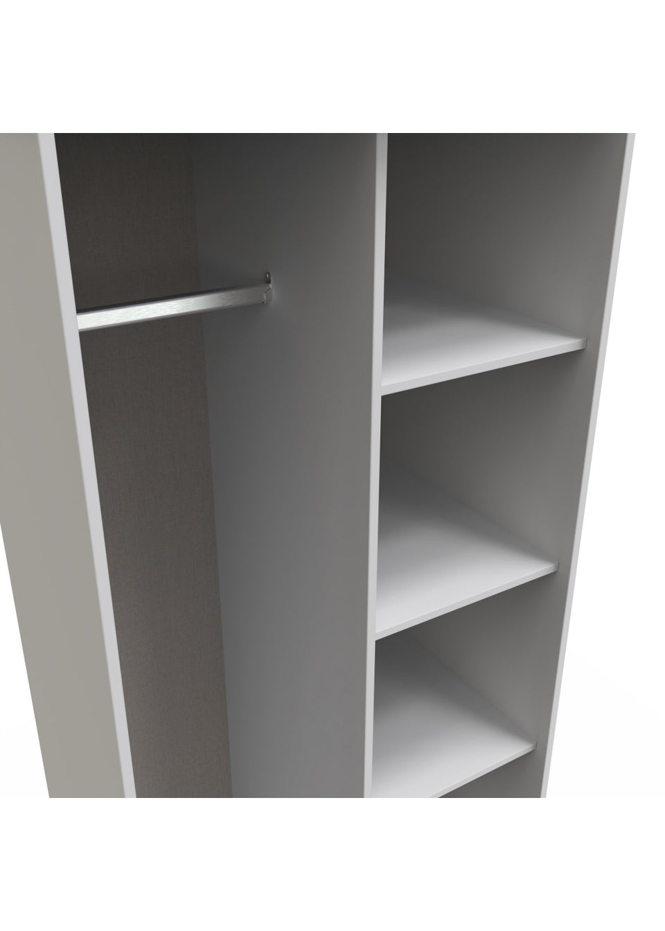 Swift Prism Open Shelf Wardrobe (201.5cm x 76.5cm x 53cm)