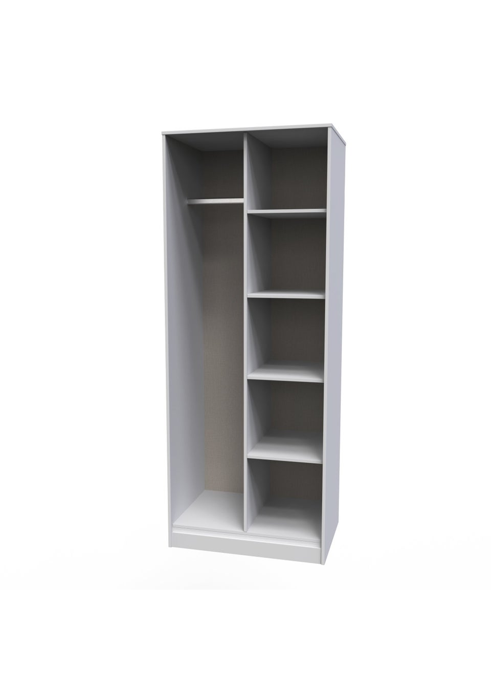 Swift Prism Open Shelf Wardrobe (201.5cm x 76.5cm x 53cm)