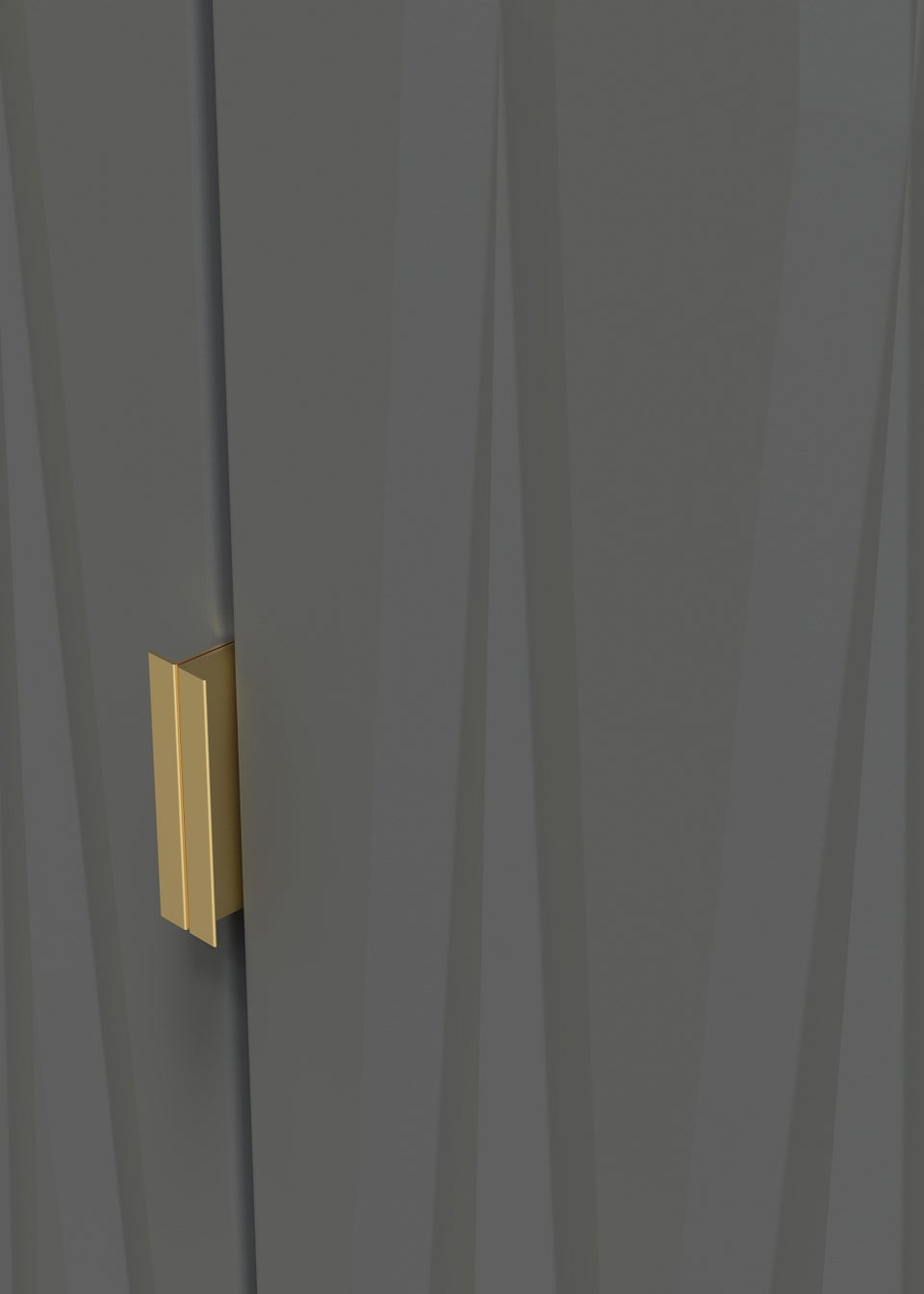 Swift Prism 2 Door 2 Drawer Wardrobe (197cm x 53cm x 74cm)