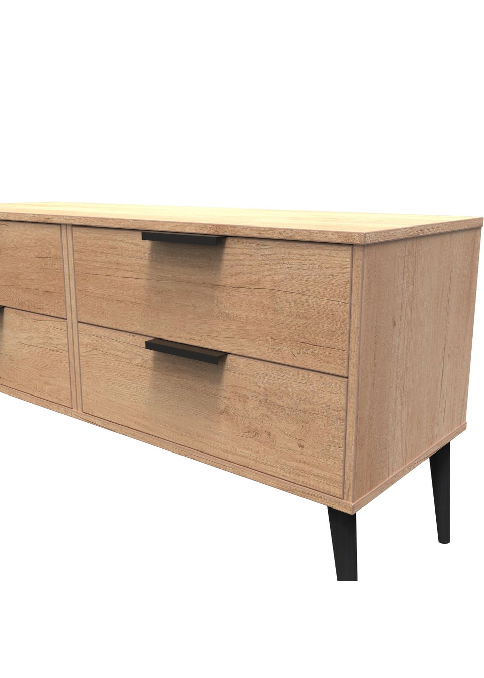 Swift Milano 4 Drawer End of Bed Chest (50.5cm x 41.5cm x 112cm)