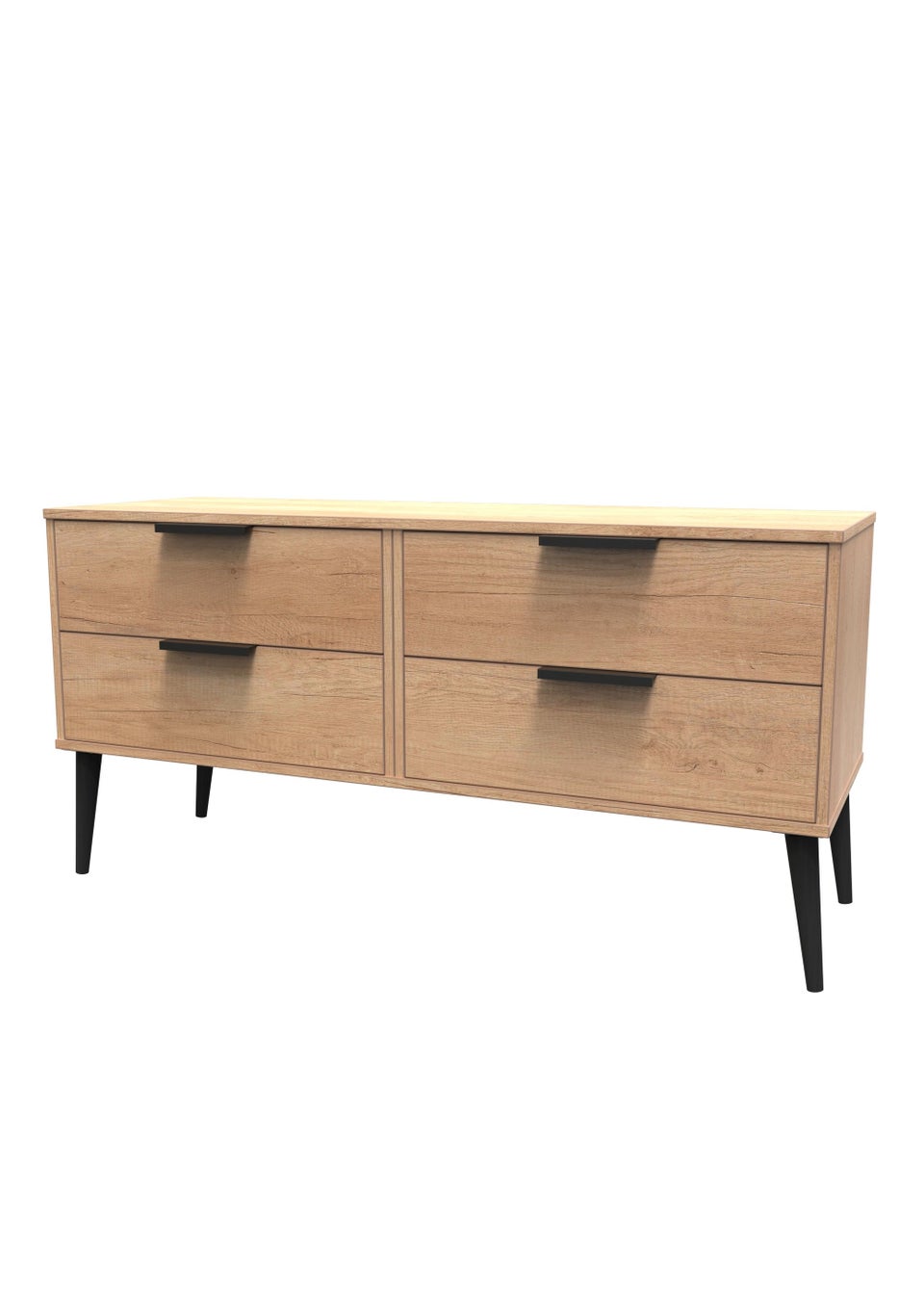 Swift Milano 4 Drawer End of Bed Chest (50.5cm x 41.5cm x 112cm)