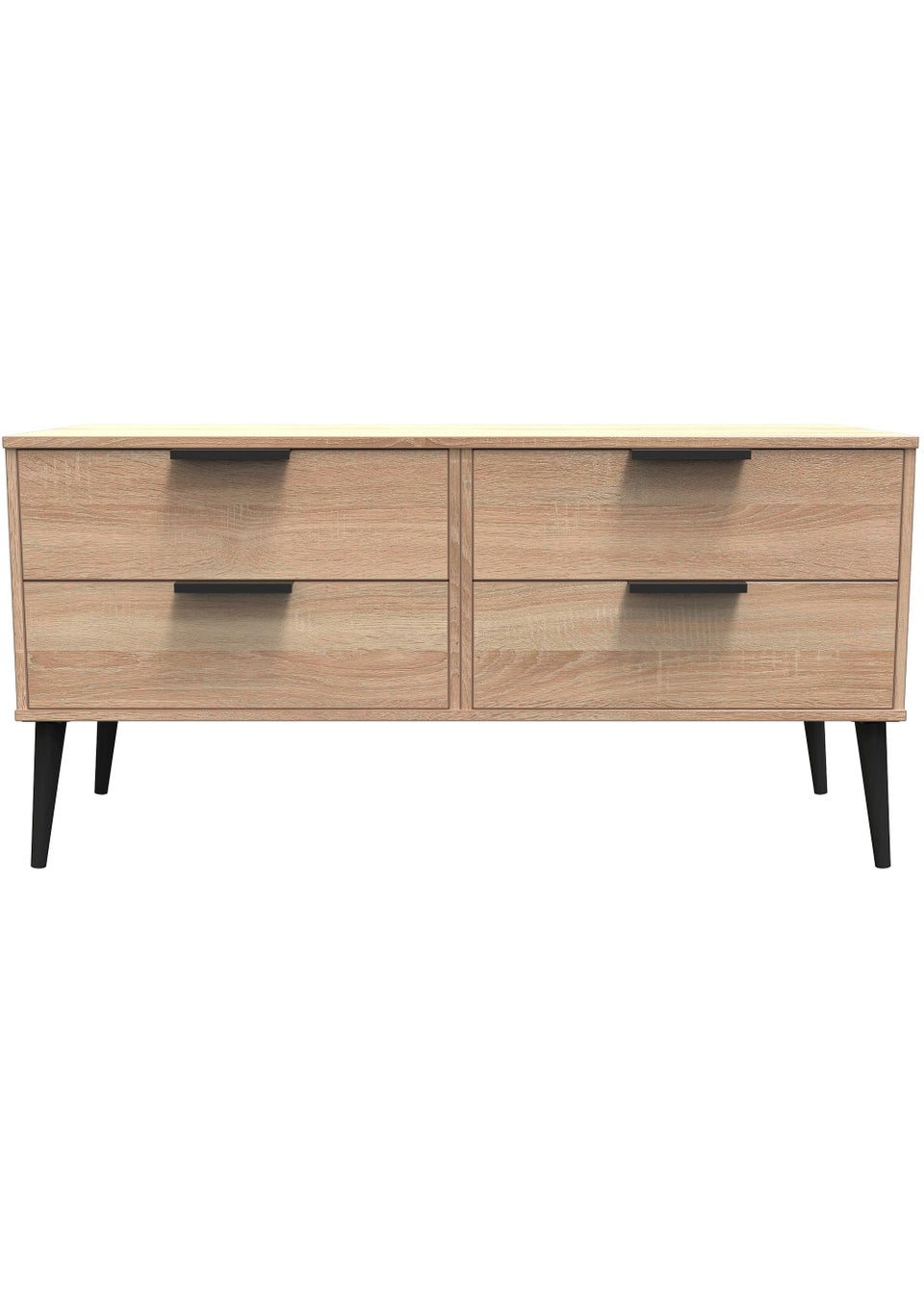 Swift Milano 4 Drawer End of Bed Chest (50.5cm x 41.5cm x 112cm)