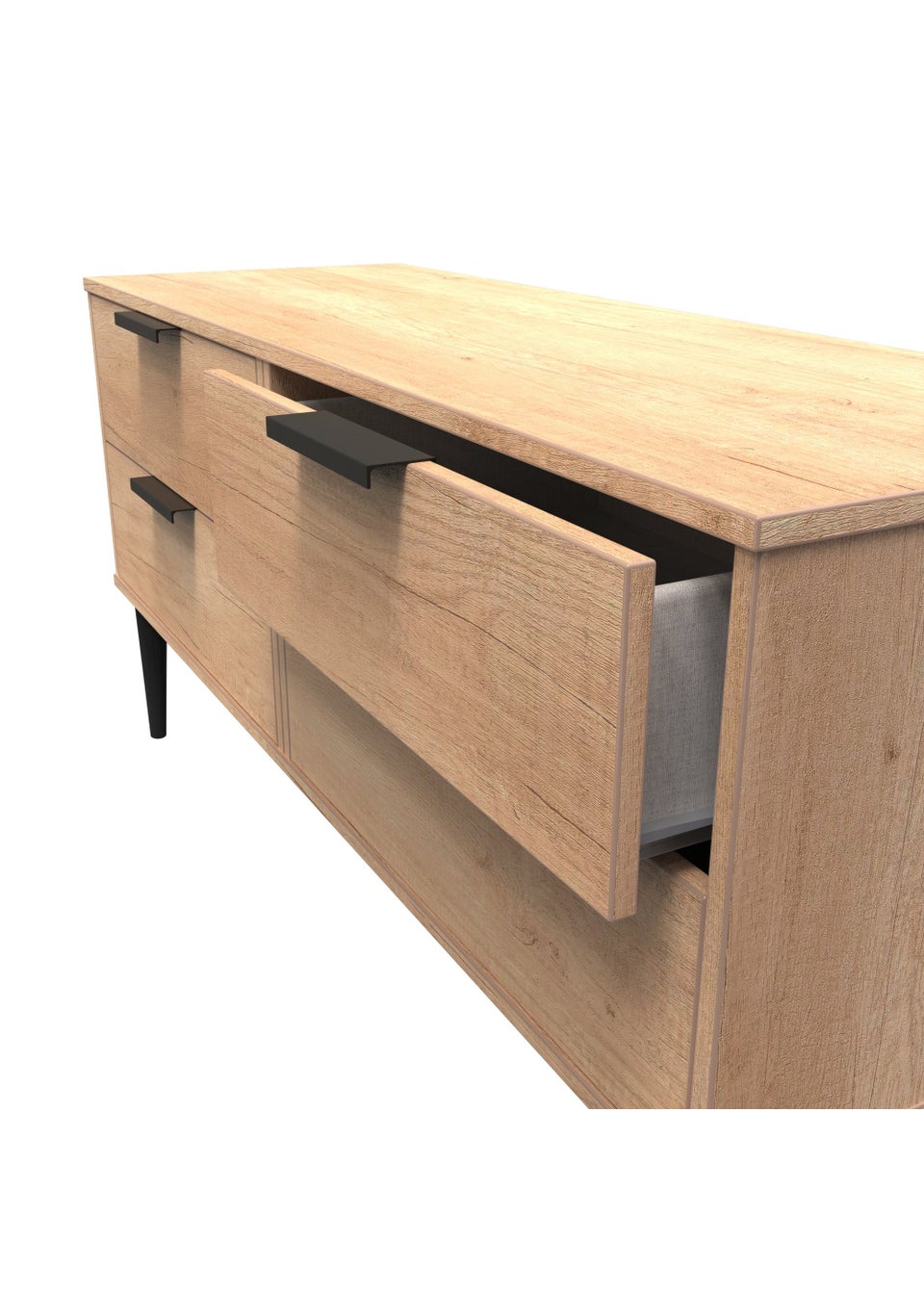 Swift Milano 4 Drawer End of Bed Chest (50.5cm x 41.5cm x 112cm)