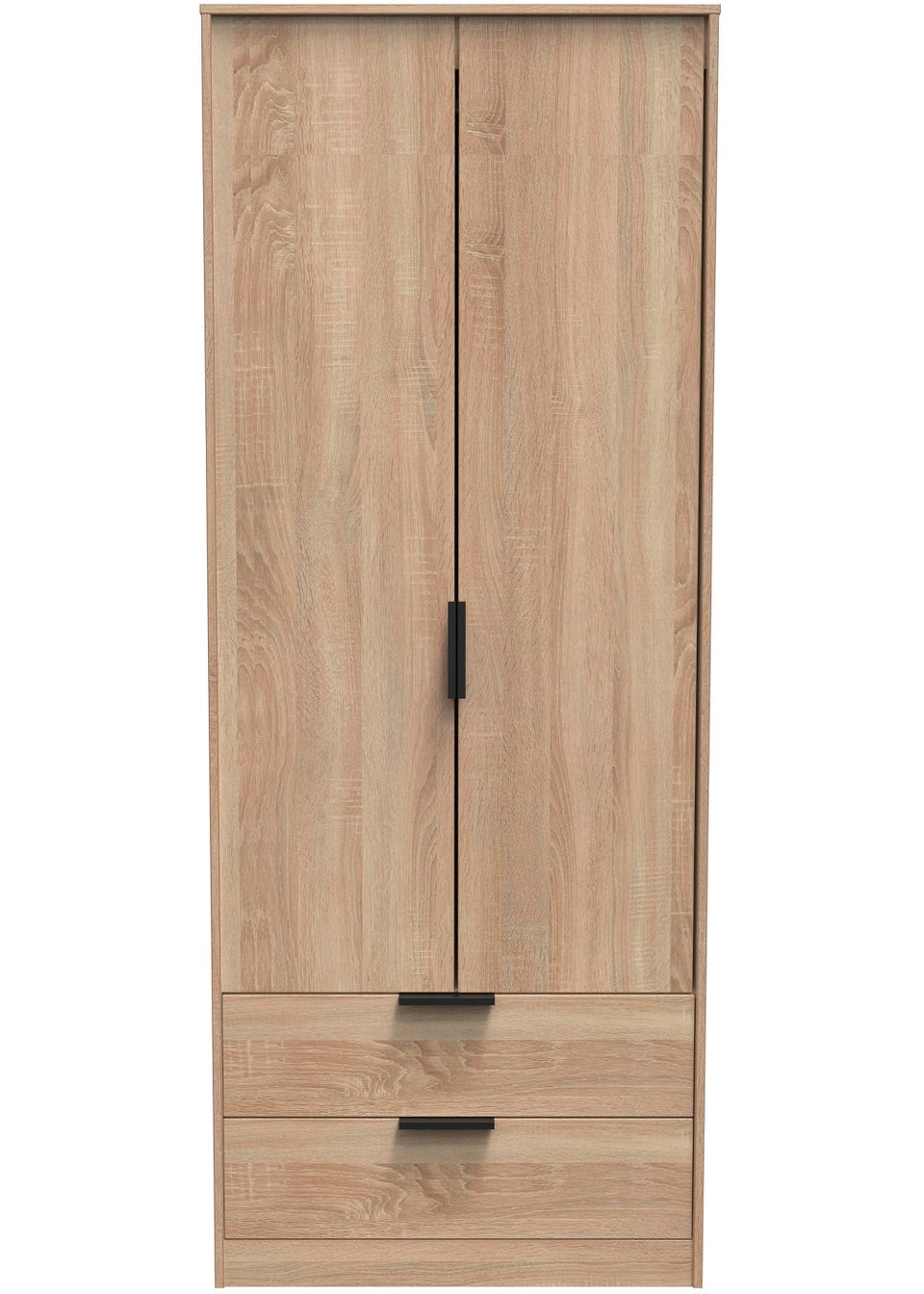 Swift Milano 2 Door 2 Drawer Wardrobe (201.5cm x 76.5cm x 53cm)
