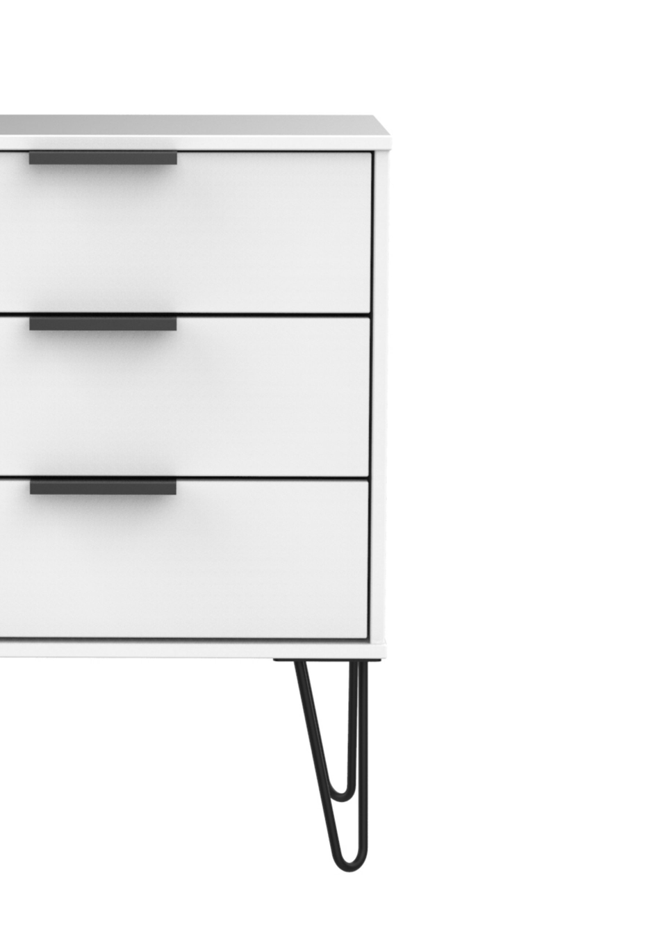 Swift Milano 3 Drawer Midi Chest (74cm x 39.5cm x 57.5cm)