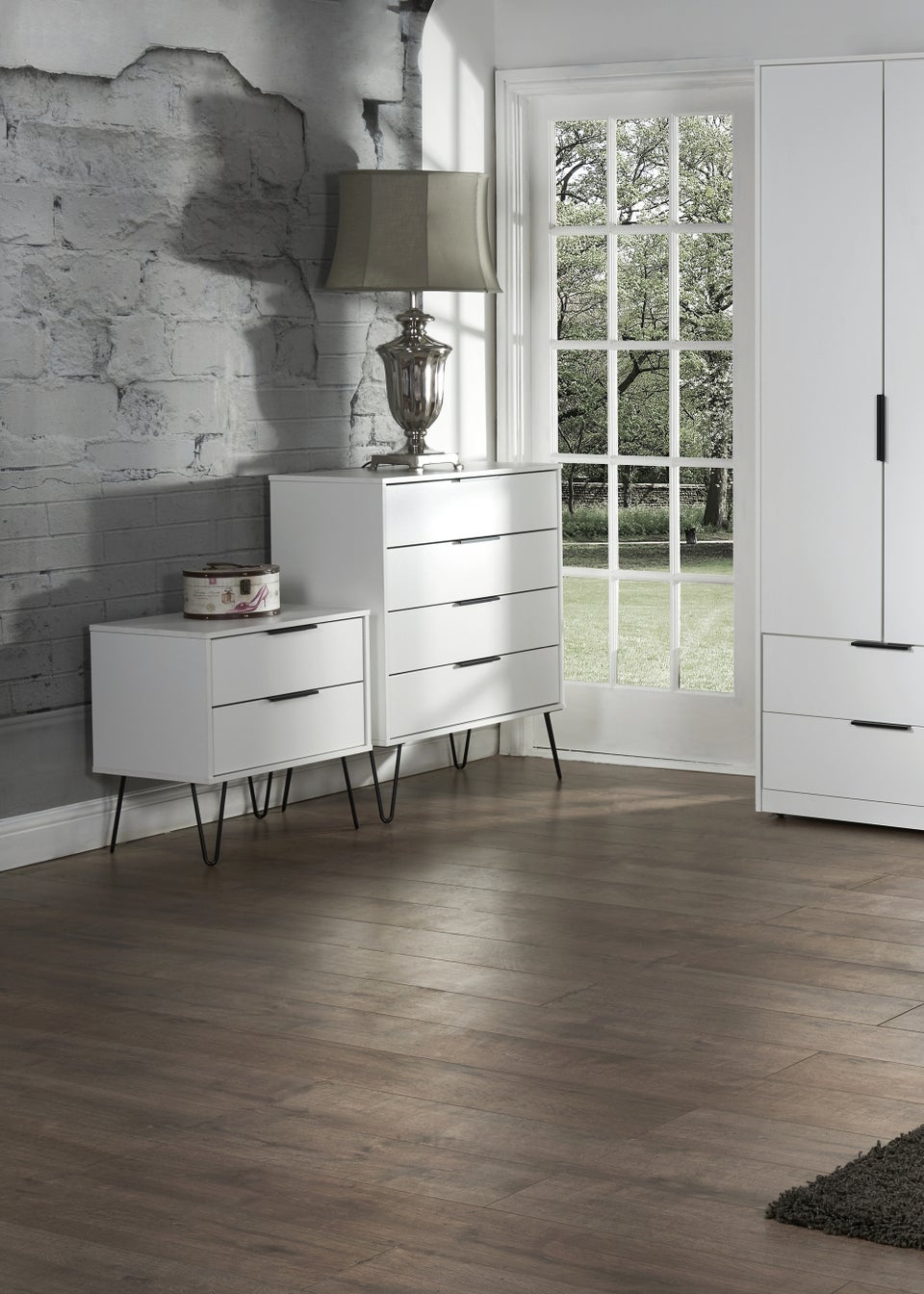 Swift Milano 3 Drawer Midi Chest (74cm x 39.5cm x 57.5cm)