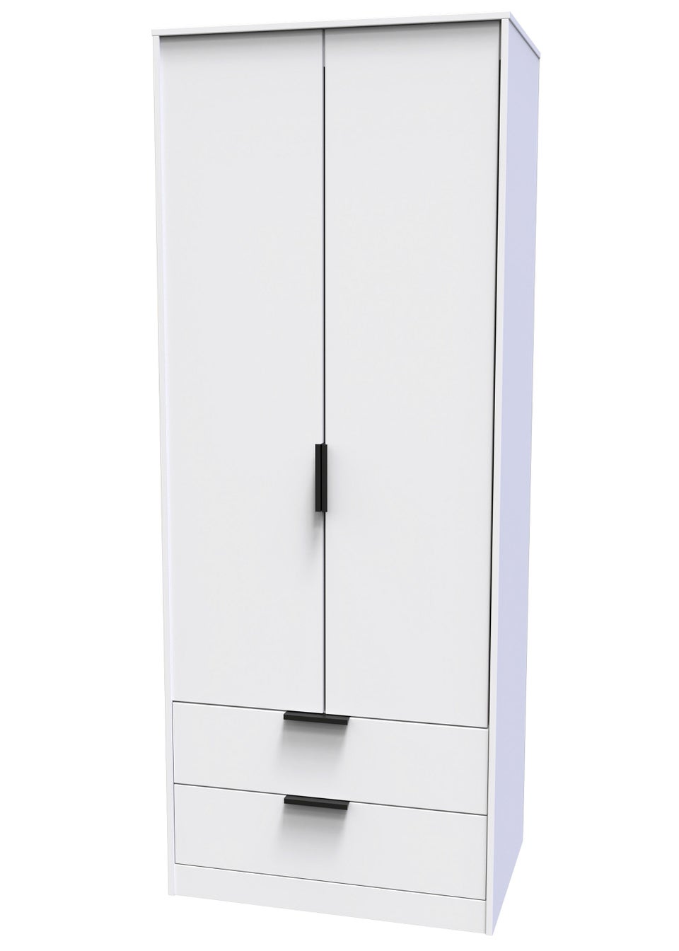 Swift Milano Tall 2 Drawer Wardrobe (197cm x 53cm x 74cm)